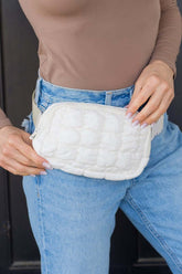 Anya Quilted Puffer Sling Bum Bag - Trendy & Stylish, Sling Bags, $ 59.95, A Moment Of Now™